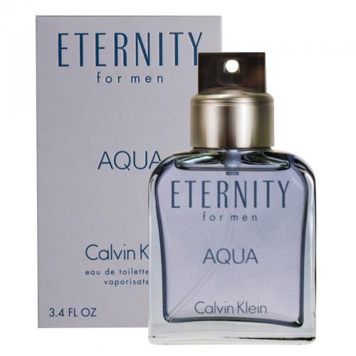 Eternity Aqua Eau De Toilette Spray For Men - 3.4 Oz.