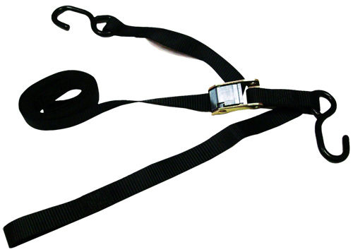 Picture of Tie 4 Safe CT02-606-W2F-ST-2P-Black 1 in. x 6 ft. Utility Tie Down Strap Plus Loop End