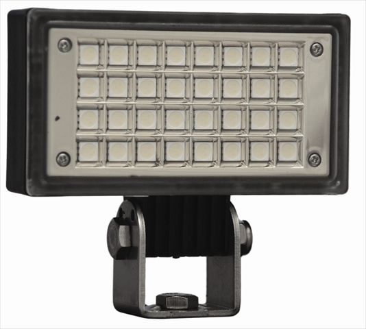 9121185 3.4 in. X 1.9 in. Utility Flood Black 32 Blue LEDs