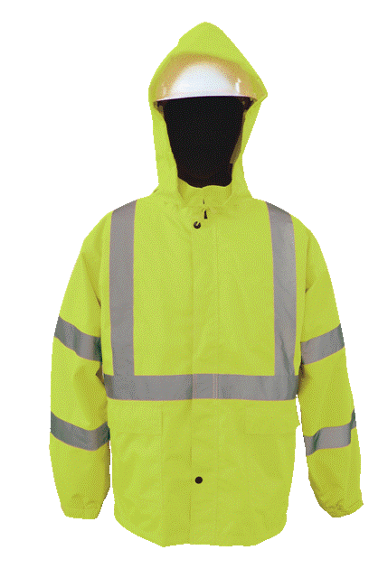 Picture of 2W 750C-3 M 100 Percent Waterproof Rain Jacket - Lime&#44; Medium