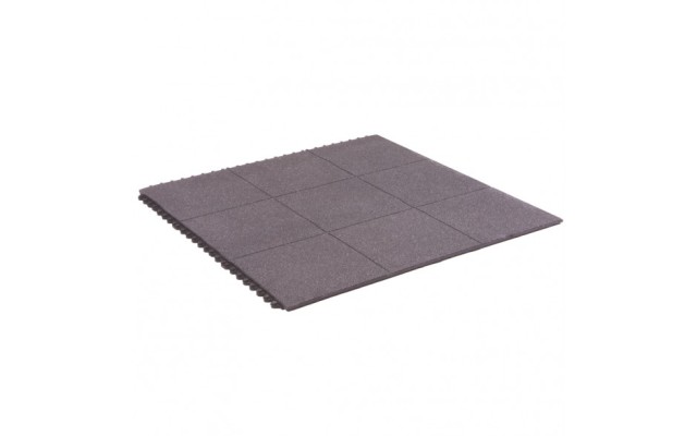 3 x 3 ft. Performa Solid Deck Grease-Resistant Black Mat With Grit Tuff