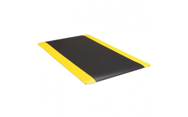 Picture of buyMATS 39-065-0903-20007500 2 x 75 ft. Diamond Foot Mat&#44; Black & Yellow
