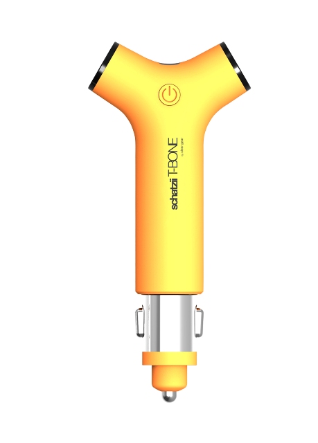 Picture of Clear Gear STB-004 T-BONE 3 in 1 - Car Charger- Power Bank- LED Flashlight - Yellow