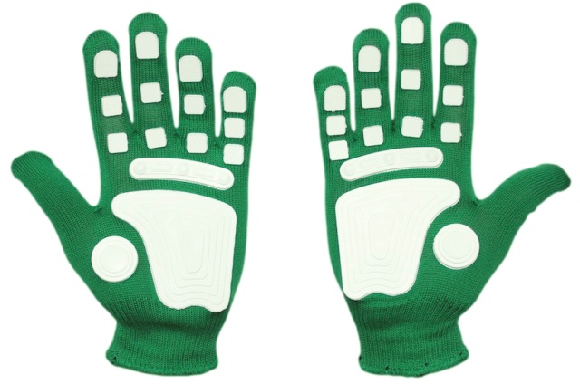 Picture of Fan Hands 999714 Clap-Enhancing Gloves  Kelly Green - Youth