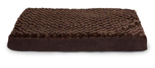 Picture of Furhaven 32335085 Ultra Plush Deluxe Ortho Mat - Chocolate  Medium Pet Bed