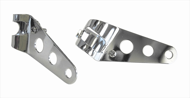 Headlight Mounting Brackets - Chrome