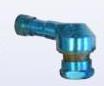 10 mm. Aluminum Stem Base- 90 Degree Bend- Black