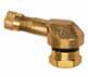 10 mm. Aluminum Stem Base 90 Degree Bend- Gold
