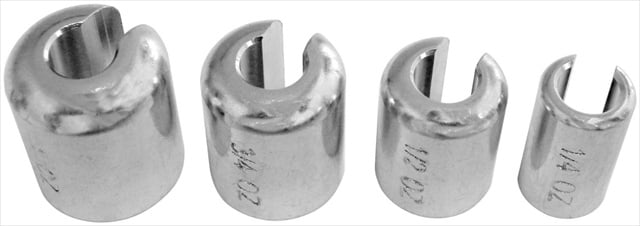 Wheel Weight - Silver Spoke 0.5 oz.