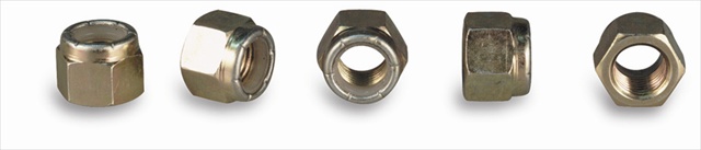 Nylock Nut - Gold - 12 mm.