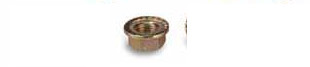 Flange Nut - Gold - 6 mm. Iso Flange Nut