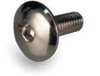 6 x 24 mm. Wide Oval Allen Head