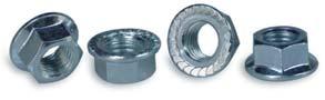 8 mm. Flange Nut- Slotted Bottom