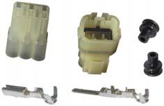 6-Pin Waterproof Coupler - Black - Set of 1 - Durable Connection