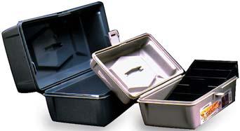12 In. Plastic Tool Box With Tray