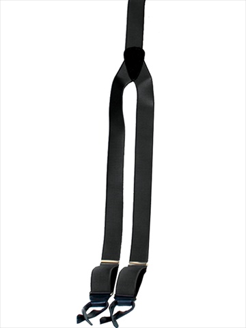 Picture of Scully RW040FS-BLK-ONE Mens Rangewear Y-Back French Satin Suspender&#44; Black&#44; One Size