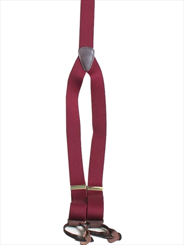 Picture of Scully RW040S-BUR-ONE Mens Elastic Y-Back Rangewear Suspender, Burgundy, One Size