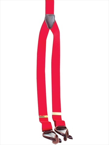 Picture of Scully RW040S-RED-ONE Mens Elastic Y-Back Rangewear Suspender- Red- One Size