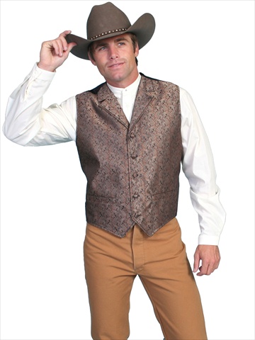 Rangewear 100 Percent Polyester Mens Wolcott Vest - Brown, XL
