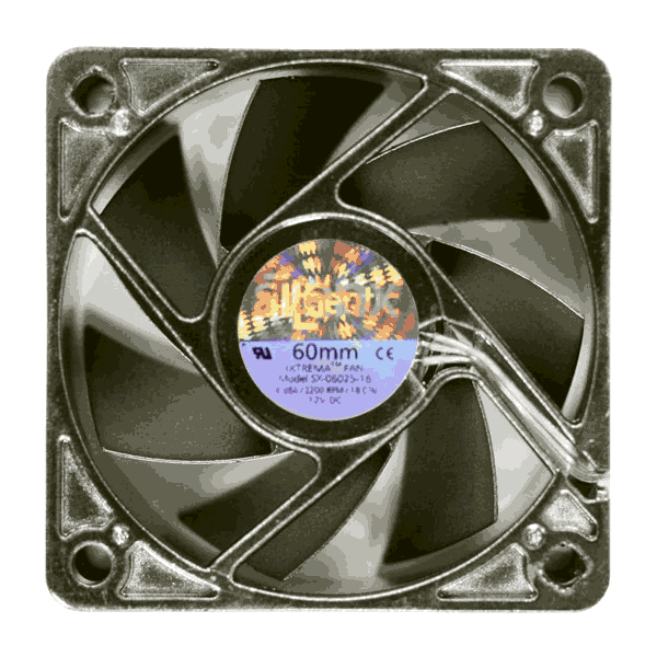 60 x 25 mm. iXtrema Pro 8DBA 10CFM Fan -  Doomsday, DO507262