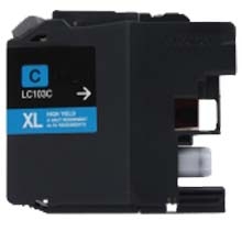 Picture of Brother CLC103C Compatible Cyan Ink Cartridge