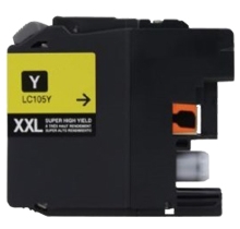 Picture of Brother CLC105Y Compatible Super High Yield Yellow Ink Cartridge