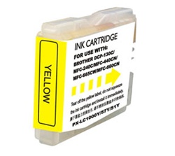 Picture of Brother CLC51Y Compatible Yellow Ink Cartridge