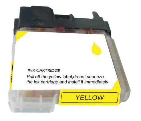 Picture of Brother CLC65Y Ink Cartridge Compatible&#44; Yellow