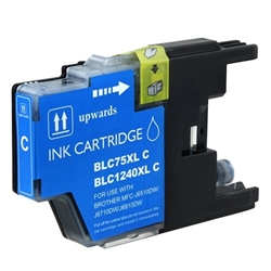 Picture of Brother CLC75C Compatible Cyan Ink Cartridge