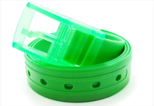 Picture of Best Desu 17854GR Colorful Silicone Waist Belt- Green