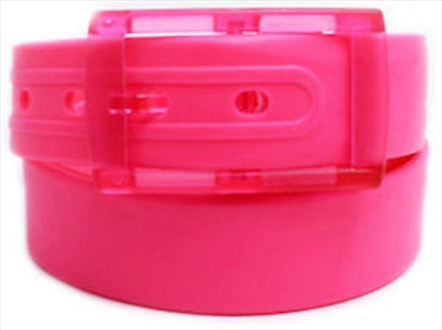 Picture of Best Desu 17854PK Colorful Silicone Waist Belt- Neon Pink