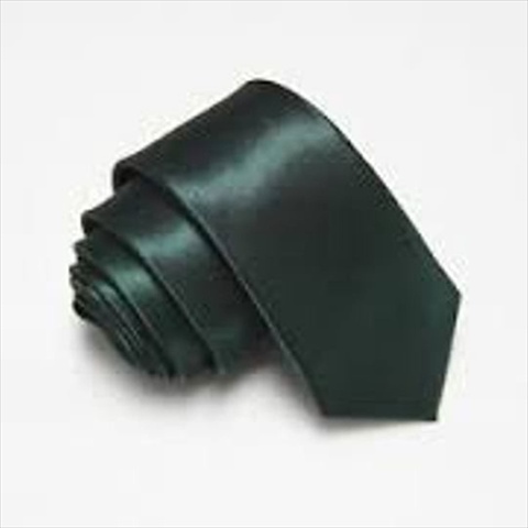 Best Desu 17753AG Casual Stylish Slim Necktie, Army Green