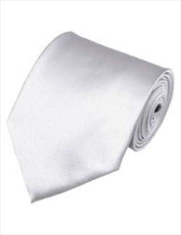 Picture of Best Desu 17753S Casual Stylish Slim Necktie- Silver
