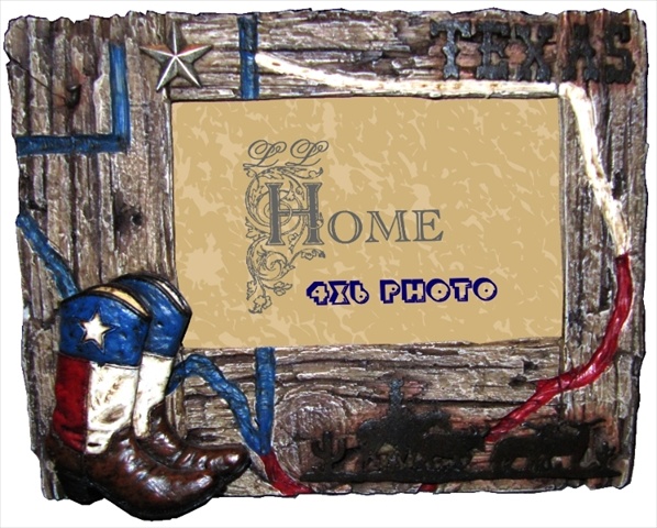 674956123832 Texas Boot Photo Frame