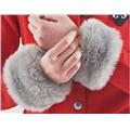 Best Desu 17309 Faux Synthetic Fur Wrist Warmers- Grey Best Desu 17309 Faux Synthetic Fur Wrist Warmers- Grey