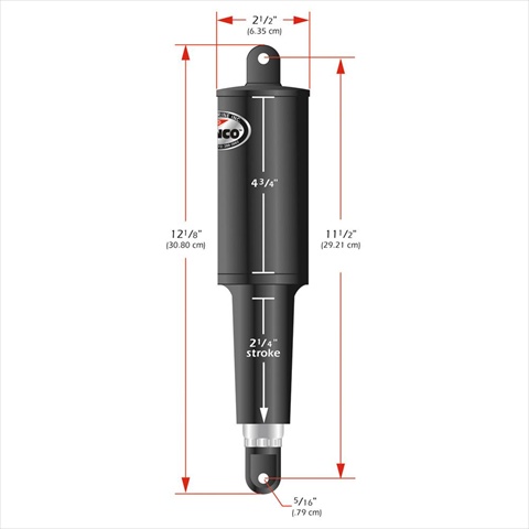 Lenco Marine Replacement 101 Actuator - 12 Volt - 5/16" Hardware | by West Marine