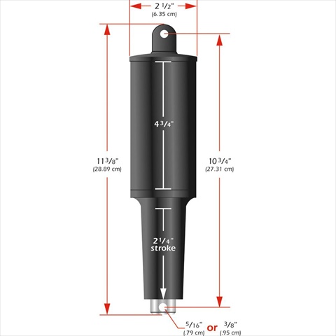 Lenco Marine Replacement 101XD Actuator - 12 Volt - 3/8" Hardware | by West Marine