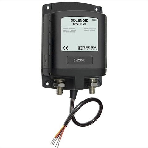Blue Sea 7702 ML-Series Remote Battery Switch w/Manual Control 24V DC