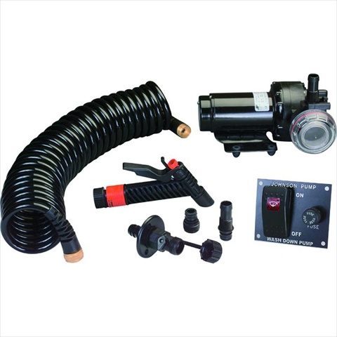 729321645348 Aqua Jet 5.2 Gph Wash-down Pump Kit With Hose 12V