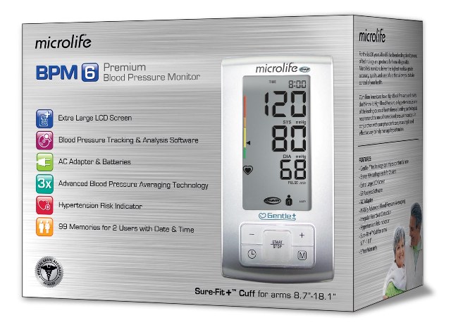 Picture of Microlife BP3GU1-8X BPM6 - Premium Blood Pressure Monitor