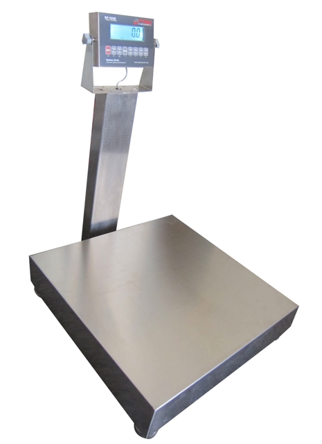 Picture of Optima Scales OP-915SS-1616-300 NTEP Stainless Steel Waterproof Bench Scale - 16 x 16 in.- 300 x 0.05 lb.
