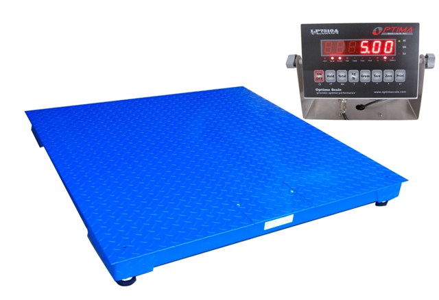 OP-916-4x8-10 NTEP Heavy Duty Pallet & Floor Scale - 4 x 8 ft.- 10K lb. x 2 lb -  Optima Scales