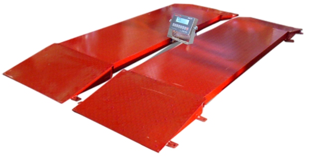 Picture of Optima Scales OP-923-144 Heavy Duty Axle Scale - 144 in.- 80-000 lb.
