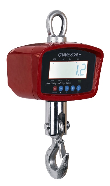 Picture of Optima Scales OP-924B-500 General Purpose Crane Scale - 500 lbs x 0.2 lb. LCD Display