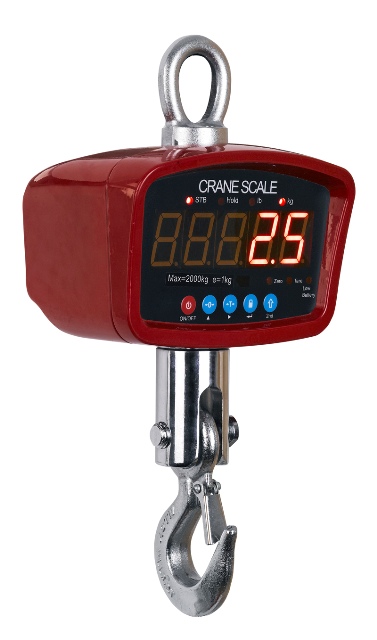 Picture of Optima Scales OP-924A-2000 General Purpose Crane Scale - 2000 lbs x 1 lb. LED Display