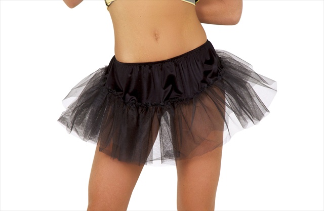Picture of Roma Costume 14-1290-BLK-O-S Trimless Petticoat- One Size - Black