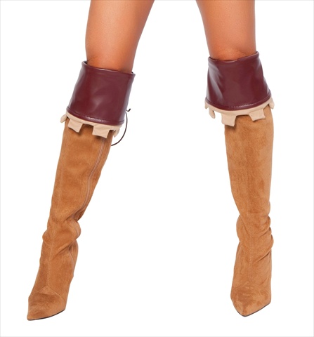 Picture of Roma Costume 14-4265B-AS-O-S Sherwood Robyn Boot Cover- One Size