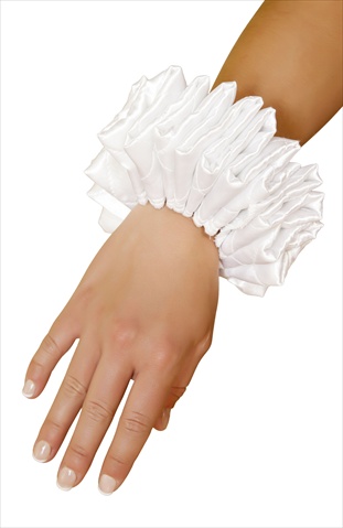 14-4372-AS-O-S Ruffled Wrist Cuffs- One Size