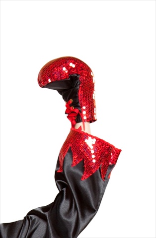 Picture of Roma Costume 14-GL103-AS-O-S Sequin Boxing Gloves- One Size