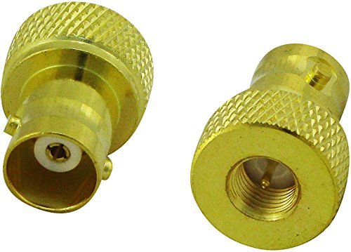 010-SPS-09402 SMA Male to BNC Female Coax Straight Adapter Antenna Connector -  Super Power Supply